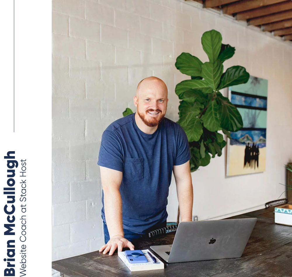Website Coach at Stack Host, Brian McCullough