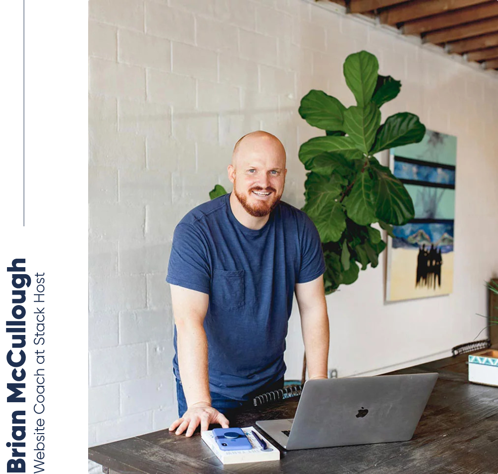 Website Coach at Stack Host, Brian McCullough