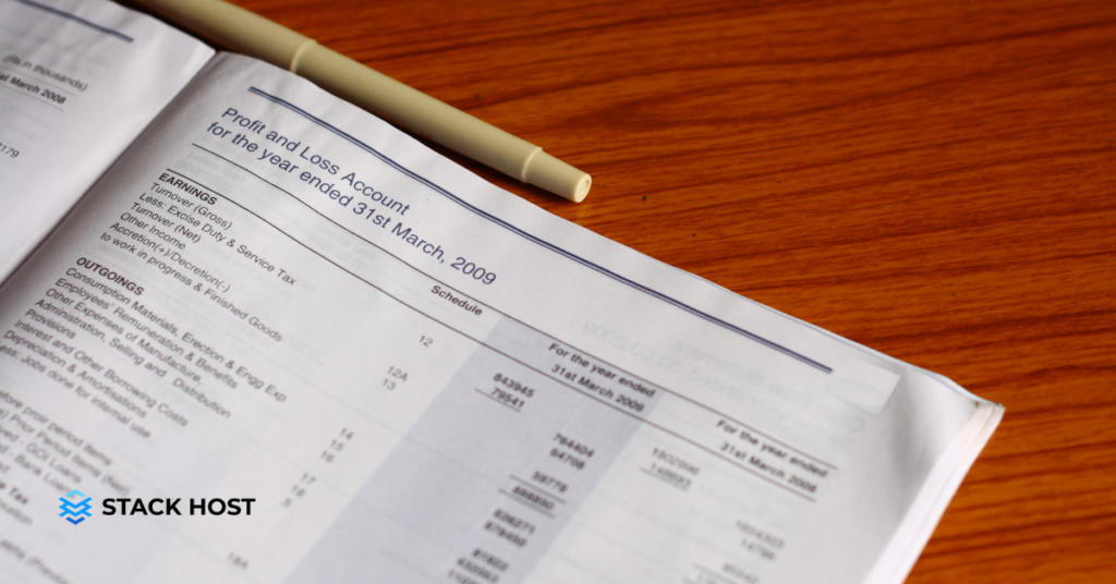 create a profit and loss statement - small business loan
