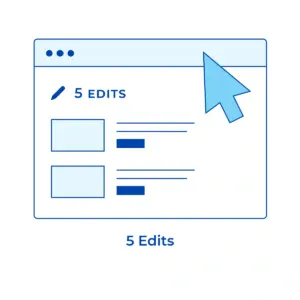 Website Edit Pack (5 edits)